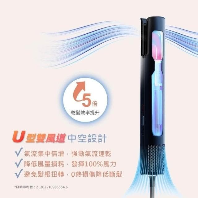 【DIKE】DIKE HBF200 等離子吹風機 AI造型吹風機 2億正負離子圓柱設計 收納便利  獨家U型雙風道 造型吹風機 沙龍