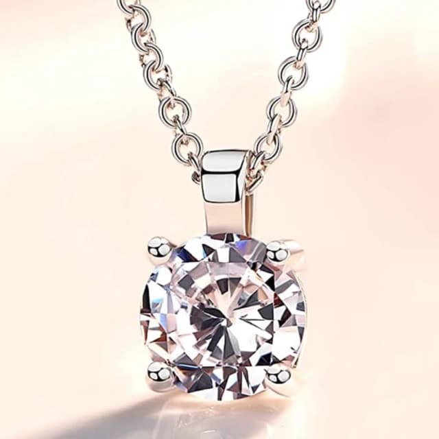 【CReAM】Letitia施華洛水晶鋯石項鍊 金色銀色(生日 禮物 送禮 禮盒)