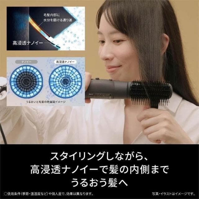 【Panasonic 國際牌】2025新款 高滲透奈米水離子造型捲髮器 EH-KN0K-K 黑色 日版