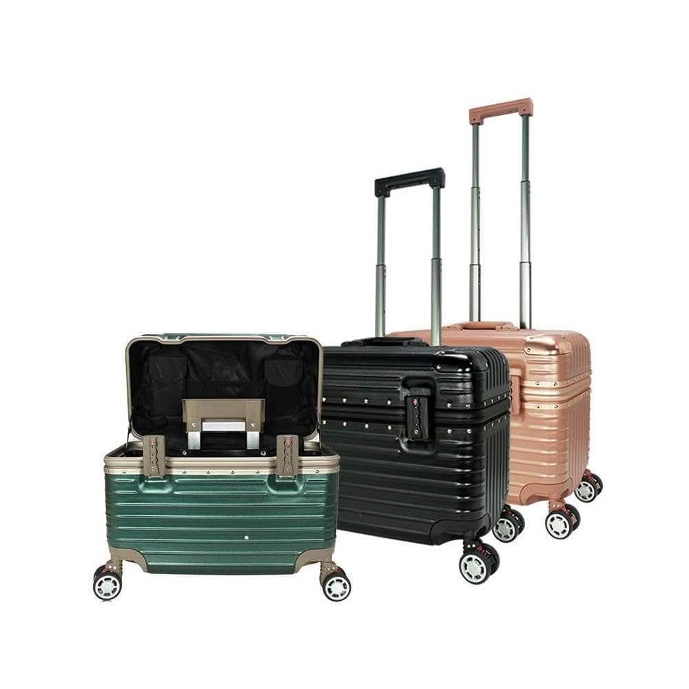 17吋 機長箱 化妝箱 攝影箱 工具箱鋁框登機行李箱