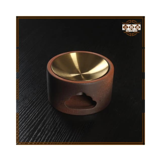 三雅道 陶瓷蠟燭底座加熱精油熏香爐家用會所香薰燈咖啡粉檀香熏香器擴香