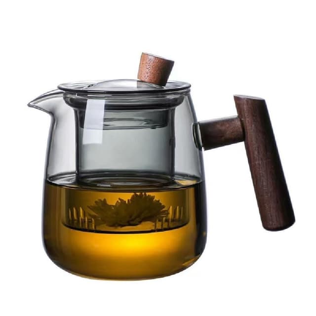 高棚玻璃泡茶壺 泡茶壺衚玻璃茶壺550ml(茶杯 茶壺 茶具 泡茶 送禮 父親節禮物 長輩禮物)