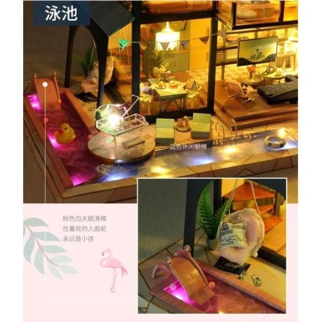 大旺小舖:DIY小屋 人魚傳說袖珍屋娃娃屋材料包 賣場上百款小屋 生日結婚母親節情人節聖誕交換禮物
