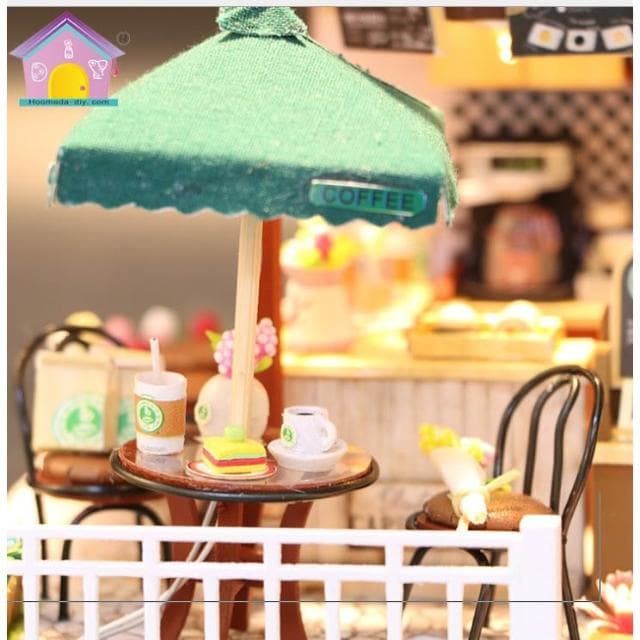 大旺小舖: 熱門新款diy袖珍娃娃屋材料包小屋時光咖啡屋 生日結婚母親節情人節聖誕交換禮物 實體店面