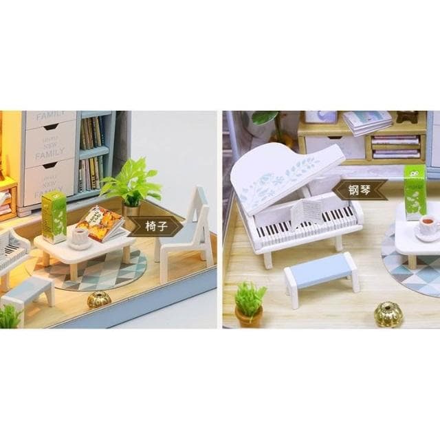 大旺小舖:DIY小屋 幸福劇場 袖珍屋娃娃屋材料包  賣場上百款小屋 生日結婚母親節情人節聖誕交換禮物