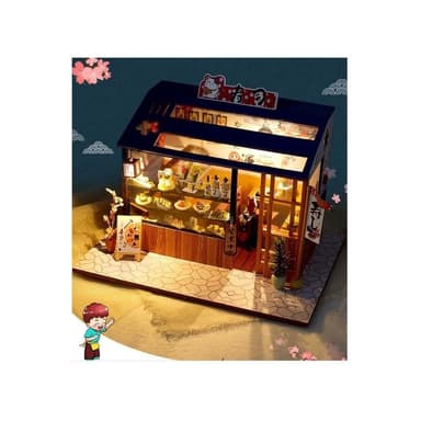 大旺小舖: diy袖珍娃娃屋材料包小屋壽司醬醬壽司店圓夢店鋪系列 台北車站實體店面 生日結婚母親節情人節聖誕交換禮物
