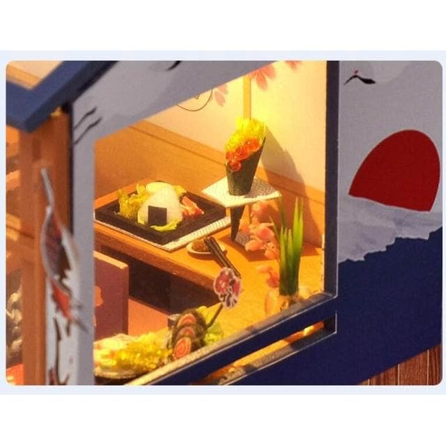 大旺小舖: diy袖珍娃娃屋材料包小屋壽司醬醬壽司店圓夢店鋪系列 台北車站實體店面 生日結婚母親節情人節聖誕交換禮物