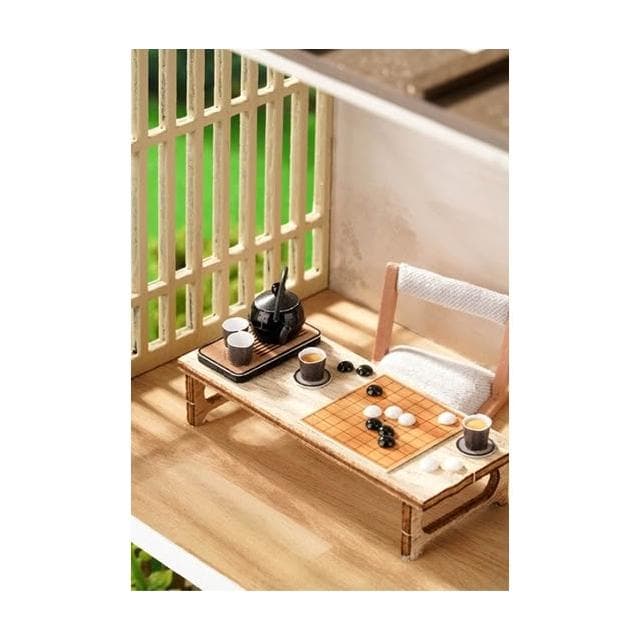 大旺小舖:DIY小屋素雅恬靜  袖珍屋娃娃屋材料包 生日結婚母親節情人節聖誕交換禮物 實體店面