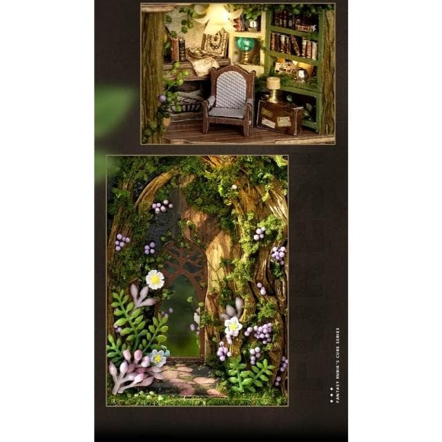 大旺小舖:DIY小屋密林秘境 袖珍屋娃娃屋材料包 生日結婚母親節情人節聖誕交換禮物 實體店面