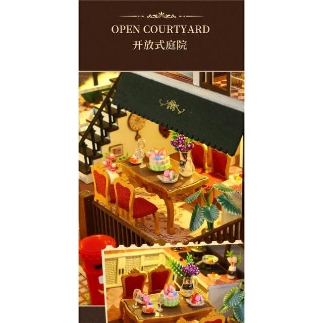 大旺小舖:DIY小屋羅曼蒂克 袖珍屋娃娃屋材料包 生日結婚母親節情人節聖誕交換禮物 實體店面