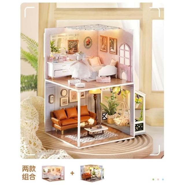 大旺小舖:台北現貨DIY小屋暖暖時刻 我的小場景系列 袖珍屋娃娃屋材料包 生日結婚母親節情人節聖誕交換禮物 實體店面