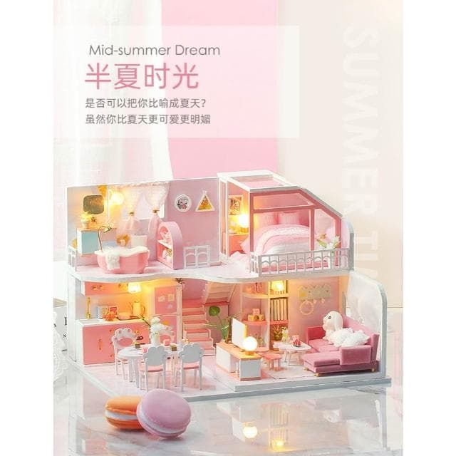 大旺小舖:DIY小屋 半夏時光  袖珍屋娃娃屋材料包 實體店面 賣場上百款小屋生日結婚母親節情人節聖誕交換禮物
