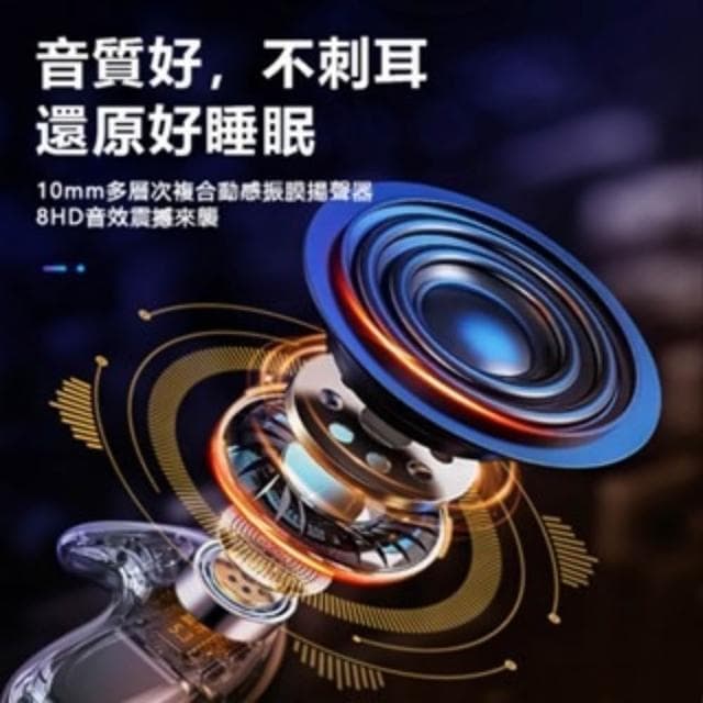 骨柏林傳導藍芽耳機 不入耳超薄藍芽耳機 迷你睡眠耳機 母親節禮物 降噪藍芽耳機 長續航 音樂耳機 無線耳機