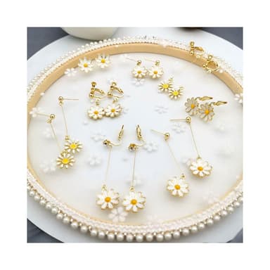 太陽花雛菊耳環 飾品 耳釘 網美 高級感 耳飾 氣質百搭 耳環 韓國 耳針