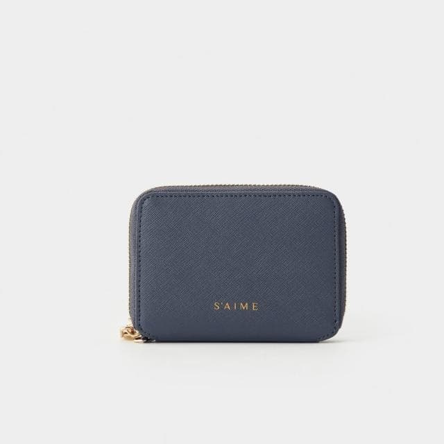 【S’AIME】SAIME 東京企劃 真皮防刮多隔層拉鍊零錢夾