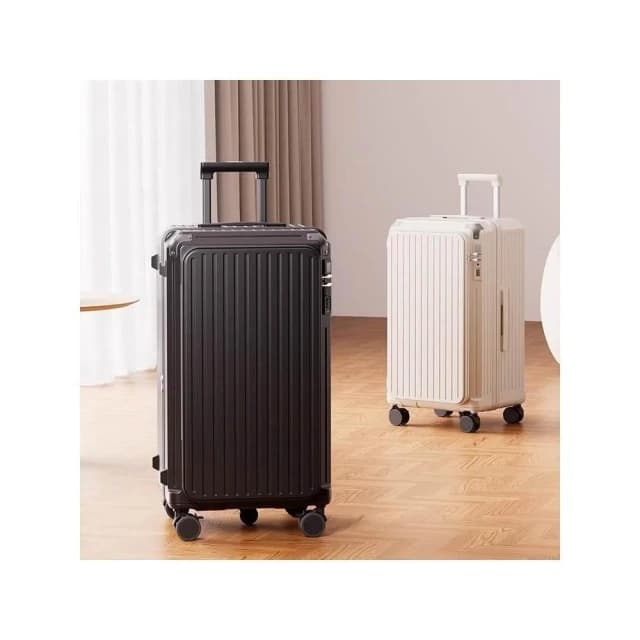 深倉1:9前開式行李箱 超大容量胖胖箱 20吋/28吋 行李箱  旅行箱 出國 擴容 抗摔 防撞 萬向輪旅行箱 密碼鎖 