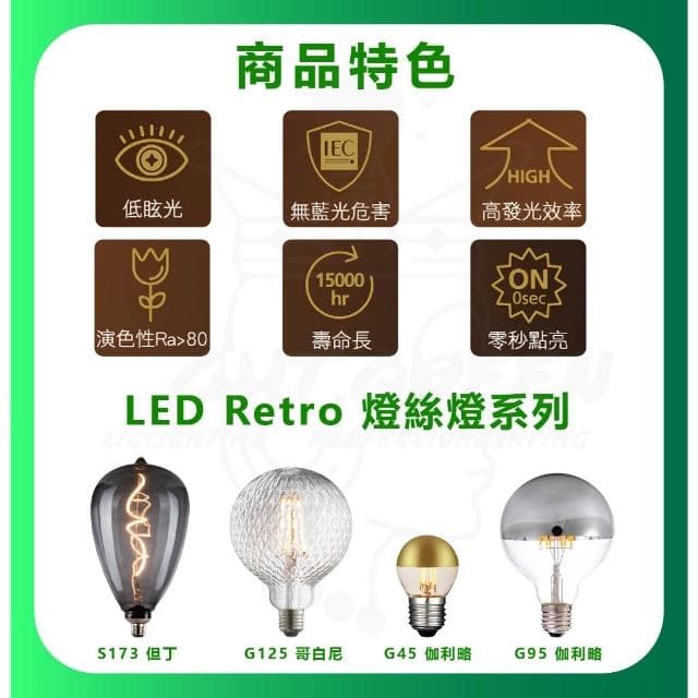 【喜光全光譜】喜光 最新款 復刻鎢絲燈泡 LED鎢絲燈泡 LED情境燈 復古燈泡 造型燈泡