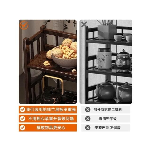 桌面博古架中式茶杯架古典茶具置物架茶壺架展示架紫砂壺擺放架子