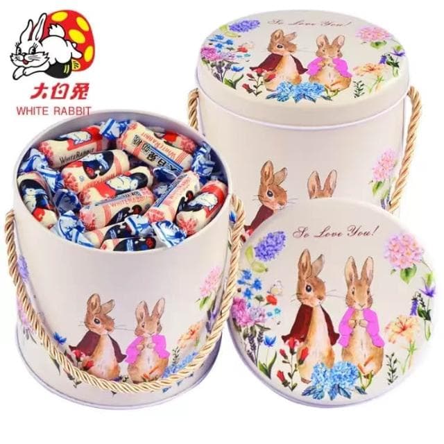 天天美食店冠生園大白兔奶糖 春節新年糖果 生日禮物114g起 年貨 12種混閤口味禮盒