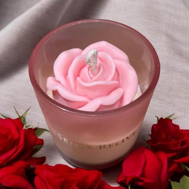 SENSE RELIVE 玫瑰&白麝香香氛蠟燭
