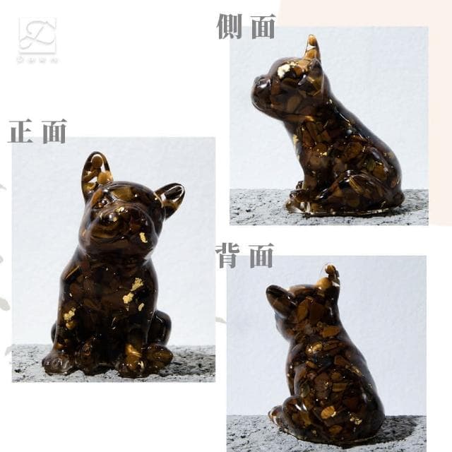 【Dawn Fashion 彤恩時尚】天然水晶 招財 法鬥 // 原礦碎石 白貝石 虎眼石 黑曜石/生日禮物/父親節禮物