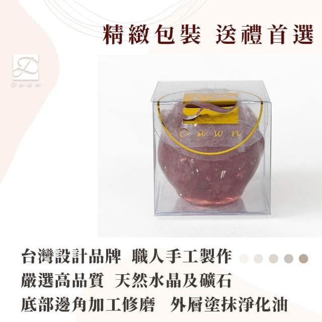 【Dawn Fashion 彤恩時尚】水晶玫瑰花 M號 // 原礦碎石 黃水晶 白水晶 粉水晶/生日禮物/父親節禮物