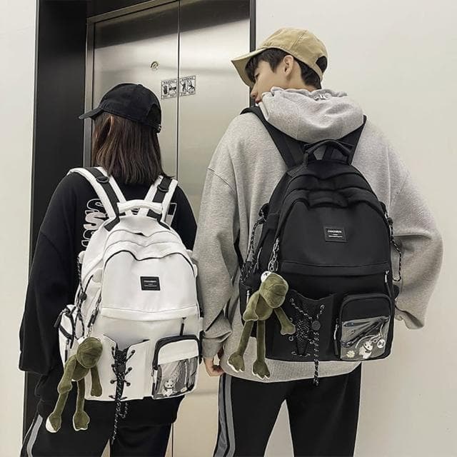 【LEESA】防水後背包\背包女\韓國後背包\旅行包\收納包\男生背包\電腦背包\筆電包\大學書包\情人節禮物