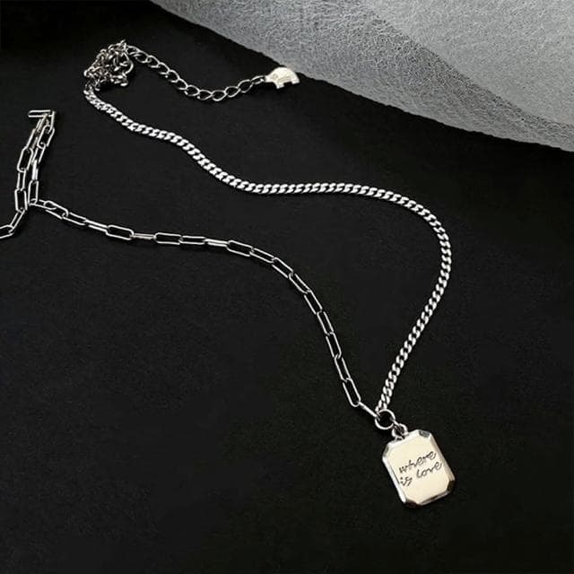 【LEESA】S925純銀項 韓國項鍊 韓款項錬 閨蜜 項鍊 禮品 情侶禮物 網紅項鍊 簡約風格 銀項鍊