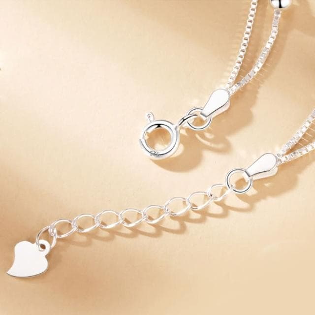 【LEESA】銀杏手鍊\手鍊女\串珠手鍊\招財手鍊\閨蜜手環\女生生日禮物\手鍊\純銀手環\韓國手鍊