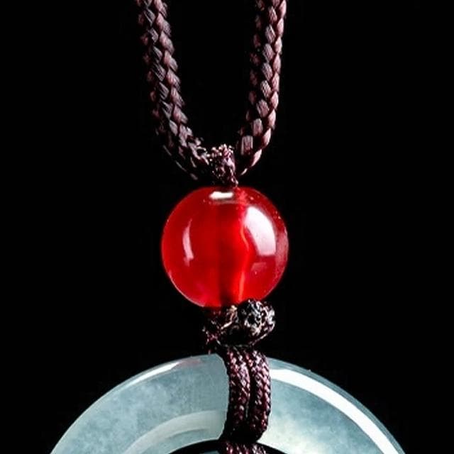 【LEESA】翡翠平安扣\玉項鍊\玉石吊墜\玉佩\翡翠掛件\翡翠項鍊\藍水翡翠\子母扣\玉墜\禮物\送長輩\保平安\玉器