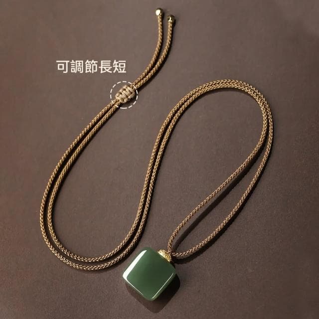 【LEESA】和田玉項鍊\佛牌項鍊\玉項鍊\寶石項鍊\項鍊\吊墜項鍊\簡約百搭\招財項鍊\開運項鍊\禮物