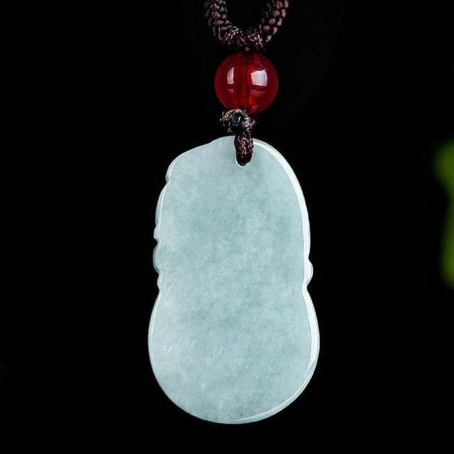 【LEESA】葫蘆吊墜\玉石項鍊\翡翠項鍊\招財納福\玉項鍊\保平安\玉葫蘆\護身符\本命年\禮物\吊墜\玉墜
