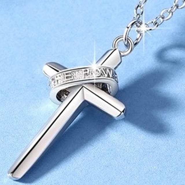【LEESA】S925純銀\十字架項鍊\飾品\情侶項鍊\禮物\吊墜\情侶對鍊\配飾\首飾\抗過敏項鍊\鎖骨鏈\不褪色項鍊