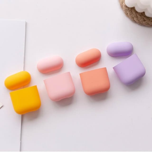 【MUMUSHOP】MUMU TM00276 基本款糖果色airpods保護套。1、2代/Pro 藍芽耳機殼 蘋果耳機殼 耳機套 無線耳機套