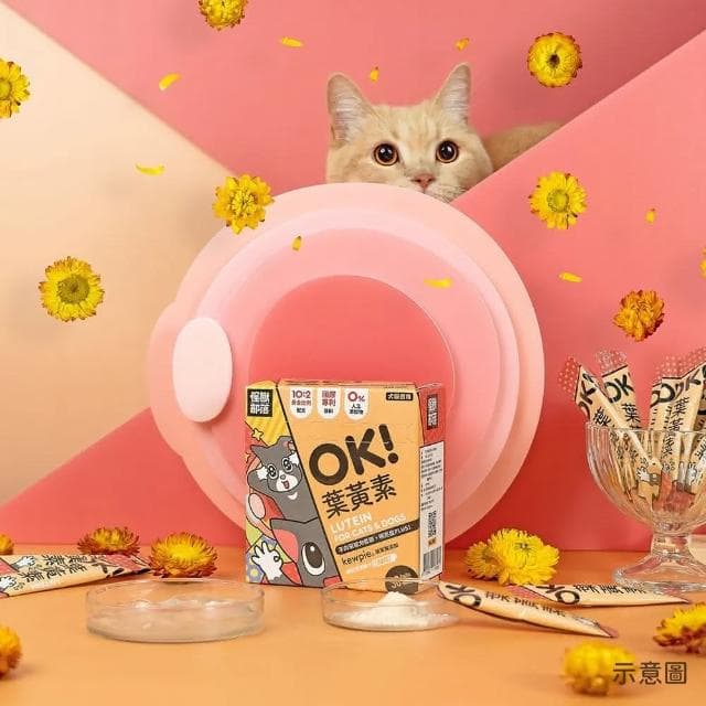【怪獸部落】litomon ok 葉黃素 1.5g*30包/盒(寵物保養品 犬貓保養品)