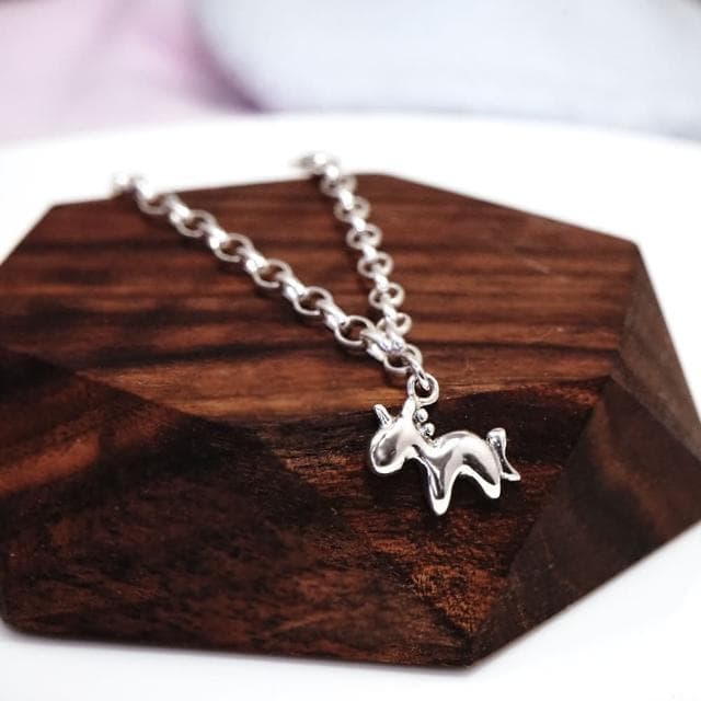 【ART64】純銀彌月禮盒組 寶寶手鍊 新生兒/滿月禮物推薦 夢幻獨角獸 兒童銀飾