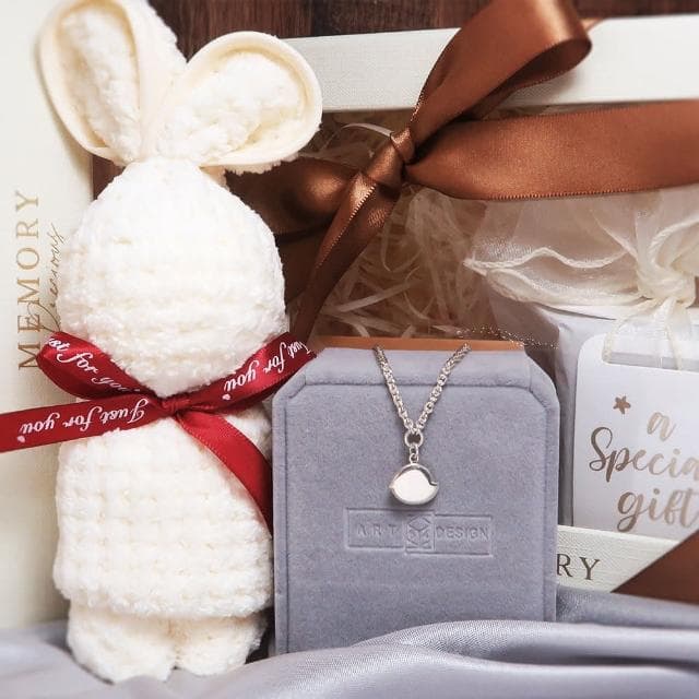 【ART64】純銀彌月禮盒組 寶寶手鍊 新生兒/滿月/彌月禮物推薦 咕咕小雞造型 兒童銀飾 細版