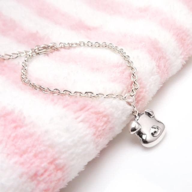 【ART64】純銀彌月禮盒組 寶寶手鍊 新生兒/滿月/彌月禮物推薦 福氣小豬造型 兒童銀飾 細版