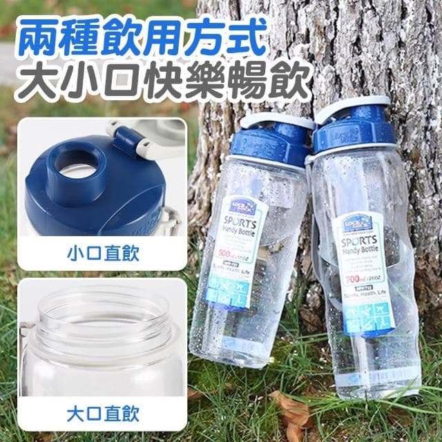 【LocknLock 樂扣樂扣】透明運動水壺 500ml ( 隨身水壺 透明水瓶 簡約風 運動水壺 便攜水瓶 質感時尚環保杯 飲料杯 大容量 防漏水壺 保冰保熱恆溫 抽獎禮物 辦公小物 餐廚 創意家居 日用品 送禮 生日禮物 交換禮物)