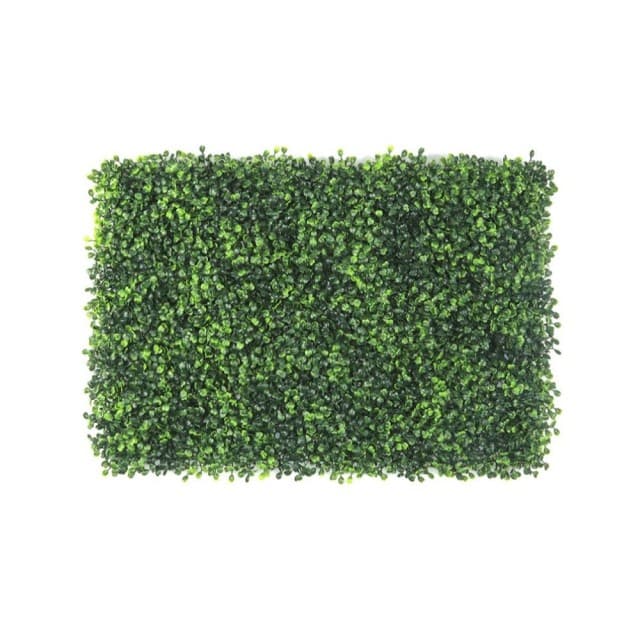 【日物販所】居家綠化 仿真米蘭草坪牆 四片一組 每片25X25公分(植物牆 假花 假草 盆栽 假草坪 布置 壁貼)