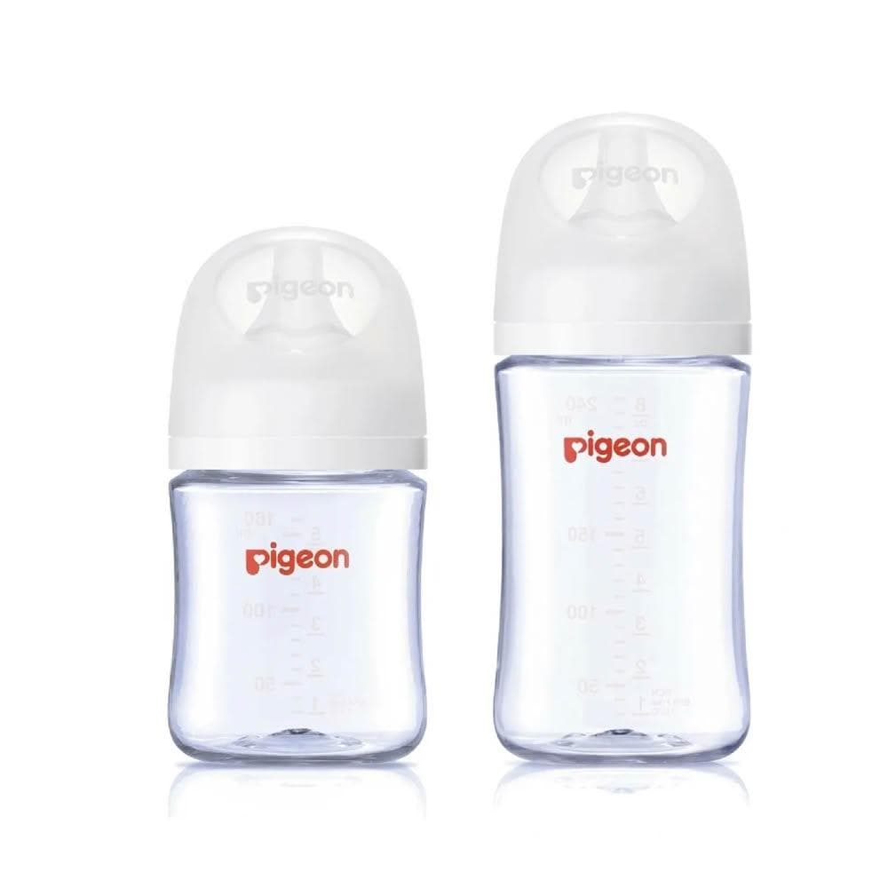 【Pigeon 貝親】第三代母乳實感T-ester奶瓶(純淨白)-160/240ml 貝親奶瓶/寶寶奶瓶(寶寶共和國)