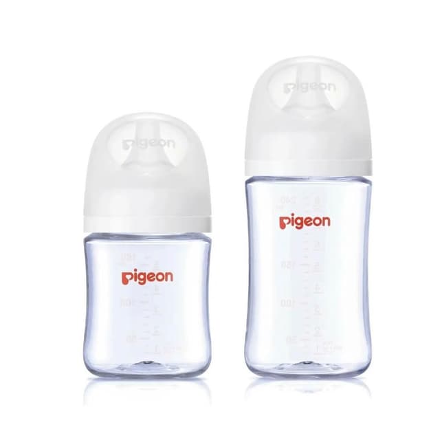 【Pigeon 貝親】第三代母乳實感T-ester奶瓶(純淨白)-160/240ml 貝親奶瓶/寶寶奶瓶(寶寶共和國)