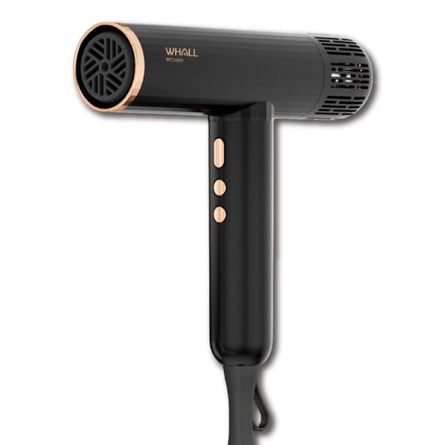 WHALL 專業負離子吹風機 WD-1000 (輕量美型 千萬級負離子 附烘罩造型組 WD1000__Kimi極美職人推薦)