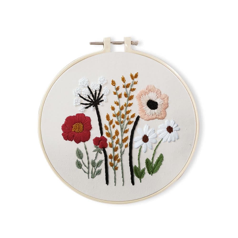 【蕉蕉購物】DIY刺繡十字繡手做材料包附工具教學 美術 美勞 手工藝 縫紉包 刺繡包 手作DIY 交換禮物
