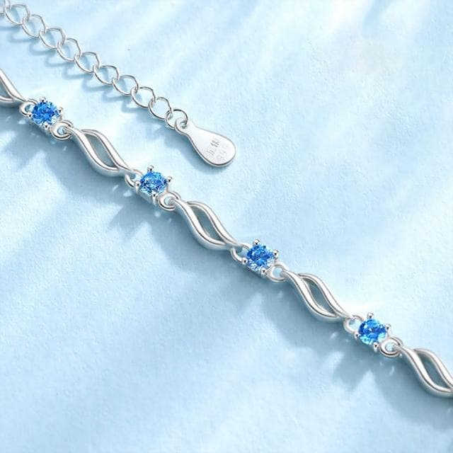 【MoonDy】手鍊 S999 純銀手鍊 結婚禮物 飾品 小禮物 水晶手鍊 日本手鏈 韓國手鏈 女生手鏈  生日禮物
