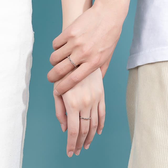 【MoonDy】情侶戒指 情人節禮物 戒指盒 女生禮物  925 純銀戒指 歐美戒指  可調節戒指 戒指 戒指男