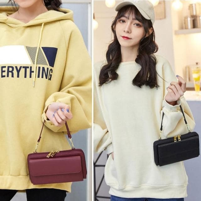 【MoonDy】手機包 錢包 手機斜背包 小方包 觸控手機包 錢包手機包 貼身小包 多功能包包 防盜錢包 拉鍊錢包