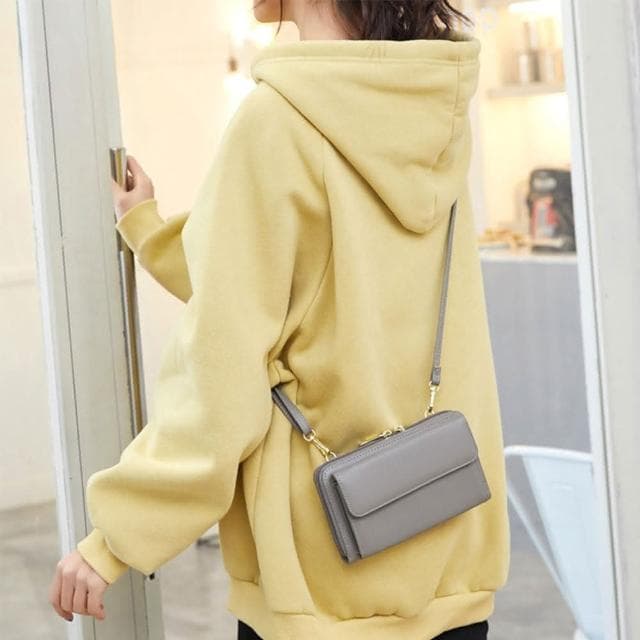 【MoonDy】手機包 錢包 手機斜背包 小方包 觸控手機包 錢包手機包 貼身小包 多功能包包 防盜錢包 拉鍊錢包