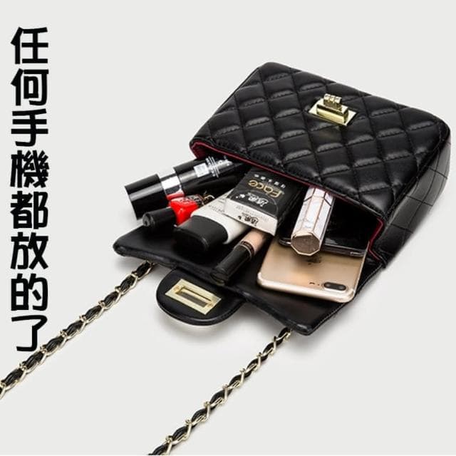 【MoonDy】小香風包包 肩背包 鏈條包 斜背包 菱格鏈條包 包包女斜背包 單肩包 百搭包包 生日禮物 女生禮物