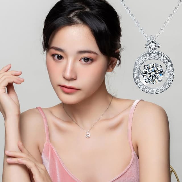 【KT DADA】銀項鍊 銀飾 女生項鍊 最佳禮物 韓國項鍊 純銀項鍊 鋯石項鍊 造型項鍊 閨蜜項鍊 情人節禮物 生日禮物